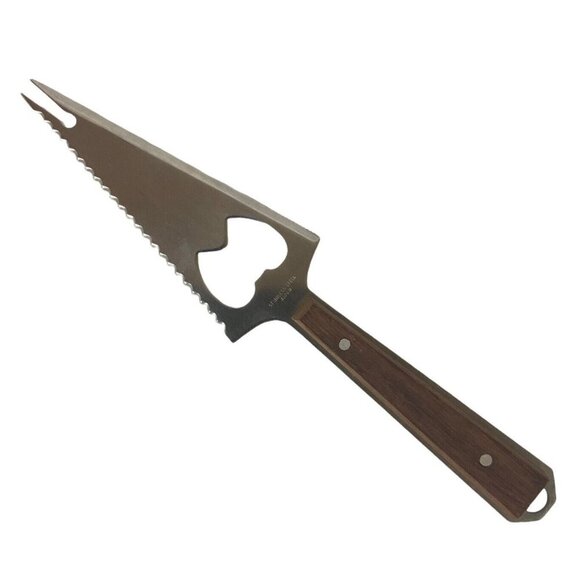 Multifunction Cheese Knife Bottle Opener Piercing Tip Stainless Steel Blade - Picture 1 of 3